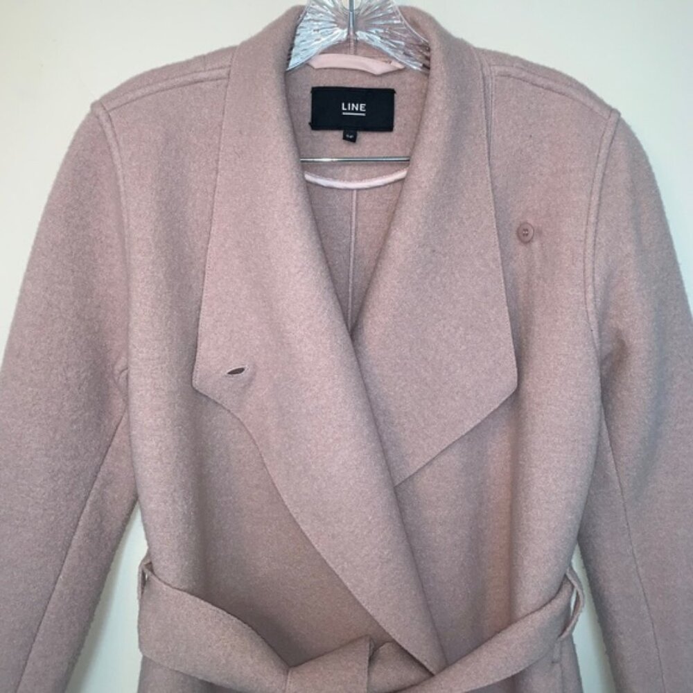 Line the Label Mara 'Meghan Markle' Coat in Blush S - Picture 10 of 13